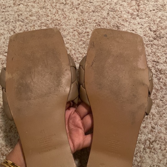 H&M real leather braided slides - Picture 3 of 3